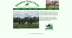 Desktop Screenshot of meadowechofarm.com